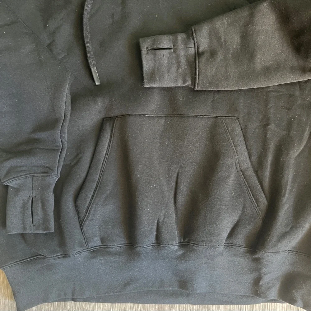 I DON’T REALLY CARE, MARGARET Black Hoodie Size L/XL - Picture 6 of 8